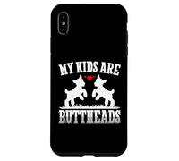 Carcasa para iPhone XS MAX Mis Hijos Son Buttheads Divertido Cabra Amante Cabra Mamá Granjero