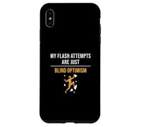 Carcasa para iPhone XS MAX Mis intentos Flash Son Solo Ciego optimismo Interior Boulderers