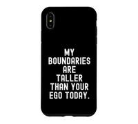 Carcasa para iPhone XS MAX mis límites Son más Altos Que tu Ego Hoy Bold Self