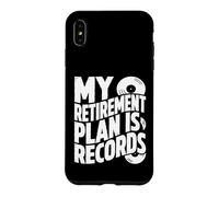Carcasa para iPhone XS MAX Mis Planes de jubilación Discos de Vinilo Amante de la música