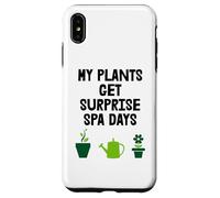 Carcasa para iPhone XS MAX Mis Plantas reciben días de SPA Sorpresa