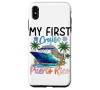Carcasa para iPhone XS MAX Mis primeras Vacaciones en Crucero en Puerto Rico