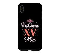 Carcasa para iPhone XS MAX Mis Quince MIA 15 Quinceañera Fiesta Mexicana Cumpleaños XV