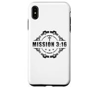 Carcasa para iPhone XS MAX Mission 3:16 - Christian Faith Church Ministry Soldier