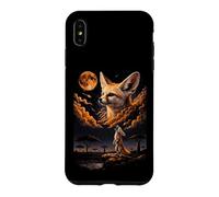 Carcasa para iPhone XS MAX Místico Fennec Fox Lunar Mirada Cósmica Noche