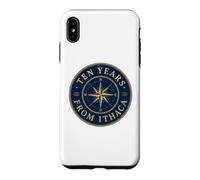 Carcasa para iPhone XS MAX Mitología Griega Odyssey Brújula Rosa Diez Años De Ítaca