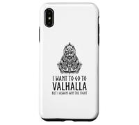 Carcasa para iPhone XS MAX Mitología vikinga - Quiero IR al Valhalla - Odin Paganism