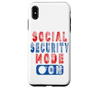Carcasa para iPhone XS MAX Modo de Seguro Social Activado - Humor para Personas Mayores