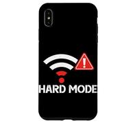 Carcasa para iPhone XS MAX Modo Difícil Sin WiFi Divertido Jugador Broma Juegos Humor Videojuegos
