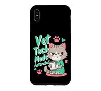 Carcasa para iPhone XS MAX Modo Vet Tech Activado Funny Cat Veterinary