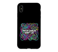 Carcasa para iPhone XS MAX Modular Synthesizer Patch Cables Don't Lie