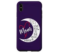 Carcasa para iPhone XS MAX Mom I Love You to The Moon & Back I Love My Mum Mother's Day