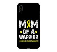 Carcasa para iPhone XS MAX Mom of a Warrior Childhood Cancer Awareness Mother Women