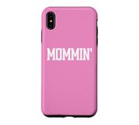 Carcasa para iPhone XS MAX Mommin is My Favorite Sport Boy Mom Life Mama Funny Mom Club