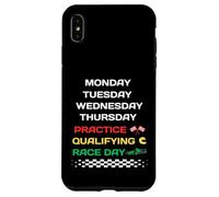 Carcasa para iPhone XS MAX Monday Tuesday Thursday Practice Qualifying Race Day