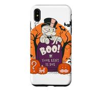Carcasa para iPhone XS MAX Monopoly Boo Your Rent is Due Halloween