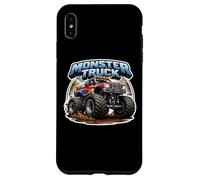 Carcasa para iPhone XS MAX Monster Truck Lover Entusiasta Hombres Niños Neumáticos Grandes Cool