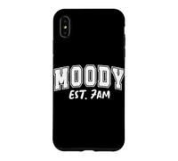 Carcasa para iPhone XS MAX Moody EST. 7AM: Cita Divertida para Amantes del Café