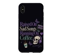 Carcasa para iPhone XS MAX Moody Sad Songs Café Estética Amante De La Música Vibe