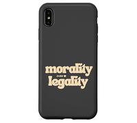 Carcasa para iPhone XS MAX Moralidad sobre la legalidad Código Moral Brújula Buen Humano Sé Amable
