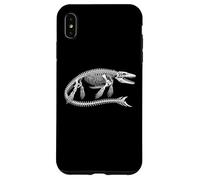 Carcasa para iPhone XS MAX Mosasaurus Esqueleto Prehistórico Reptil Marino Fósil