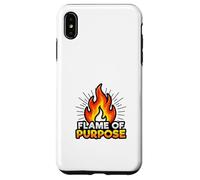 Carcasa para iPhone XS MAX Motivación impulsada por un propósito Diseño de mentalidad de energía de Fuego
