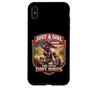 Carcasa para iPhone XS MAX Moto Freak Funny Motorbike Lover Dirt Bike Rider American MX
