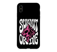 Carcasa para iPhone XS MAX Mountaineering Summit Or Die Peak Bagger Skull Climbing
