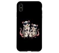 Carcasa para iPhone XS MAX Mouse Rat Family Sunglasses Animal Lover Cute Mice