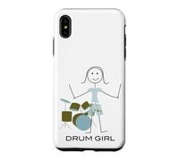 Carcasa para iPhone XS MAX Mujeres Divertidas Bateristas, Chicas músicas Bateristas