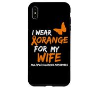 Carcasa para iPhone XS MAX Multiple Sclerosis Awareness I Wear Orange FOR MY Wife