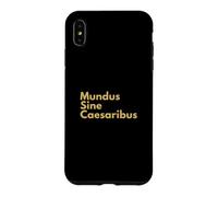 Carcasa para iPhone XS MAX Mundus Sine Caesaribus, Cita Latina Historia Anti-tiranía