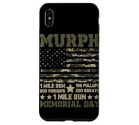 Carcasa para iPhone XS MAX Murph 1 Mile Run 100 Pullups 200 Flexiones 300 Sentadillas 1 Milla R