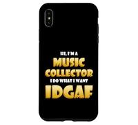 Carcasa para iPhone XS MAX Music Collector Idgaf Rare CD Album Vinyl Record Collections