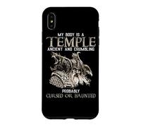 Carcasa para iPhone XS MAX My Body Is A Temple Ancient Crumbling Probably Cursed