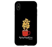 Carcasa para iPhone XS MAX My Cup Runneth Over Salmo 23:5 Cita inspiradora