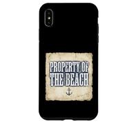Carcasa para iPhone XS MAX My Heart Belongs to The Ocean Anchor Graphic