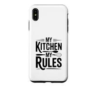 Carcasa para iPhone XS MAX My Kitchen My Rules Funny Cooking Chef Cita