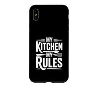 Carcasa para iPhone XS MAX My Kitchen My Rules Funny Cooking Chef Cita