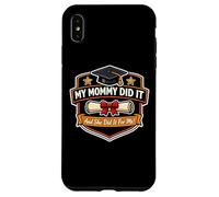 Carcasa para iPhone XS MAX My Mommy Did It Graduated Mom Orgulloso Niño Madre