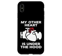Carcasa para iPhone XS MAX My Other Heart Is Under The Hood Quote