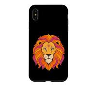 Carcasa para iPhone XS MAX Mystic Leo Zodiac Celestial Lion Retro Astrología Fan