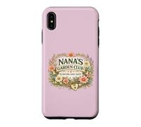 Carcasa para iPhone XS MAX Nana's Garden Club Plantación Amor Jardinería Diaria Floral