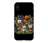 Carcasa para iPhone XS MAX Naranja Amapola Coneflower Lavanda Cottagecore Floral