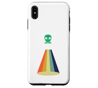 Carcasa para iPhone XS MAX Nave Espacial OVNI secuestro alienígena, Divertido área Retro 51 UAP ET Regalo