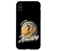 Carcasa para iPhone XS MAX Nazare Surfing Waves in Portugal Big Surf Men Surfer