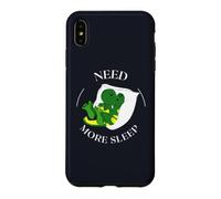 Carcasa para iPhone XS MAX Need More Sleep Funny Tired Dragon Pijama Humor