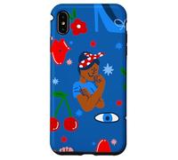 Carcasa para iPhone XS MAX Negro Africano Rosie The Riveter Rockabilly caprichoso ww2