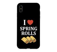 Carcasa para iPhone XS MAX Nem Food Funny Simple Quote I Love Spring Rolls