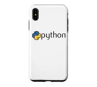Carcasa para iPhone XS MAX Nerd Python Programador de Computadoras Programa Geek Profesor de Matemáticas